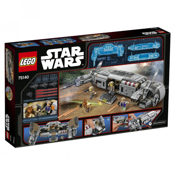 Конструктор LEGO Star Wars 75140 Военный транспорт Сопротивления в Нижневартовске