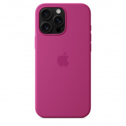 Чехол Apple для iPhone 16 Pro Max Silicone MagSafe, Fuchsia (MYYX3ZM/A)