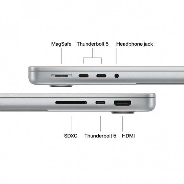 Ноутбук Apple MacBook Pro 14 2026 MGDP4 (M5 Pro 20-Core GPU, 24GB/2TB), Серебристый/Silver в Нижневартовске