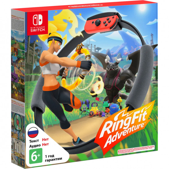 Ring Fit Adventure (Игра + контроллер Ring-Con + ремень на ногу Belt) [Nintendo Switch, английская версия] в Нижневартовске
