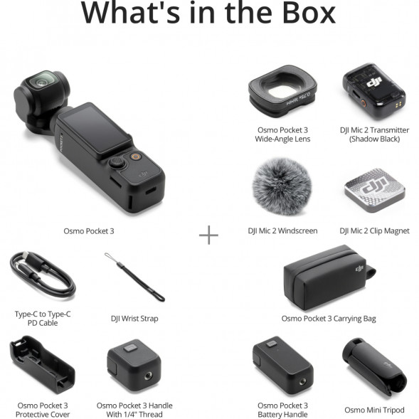 Экшн-камера DJI Osmo Pocket 3 Creator Combo в Нижневартовске