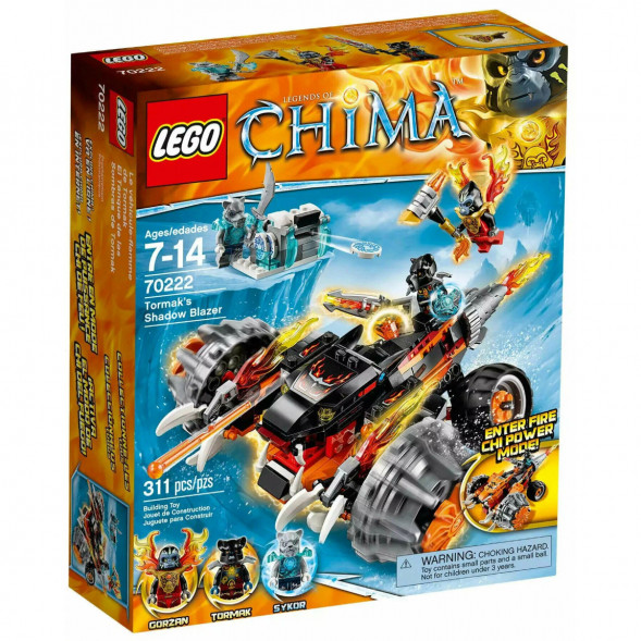 Конструктор LEGO Legends of Chima 70222 Огненный Вездеход Тормака в Нижневартовске
