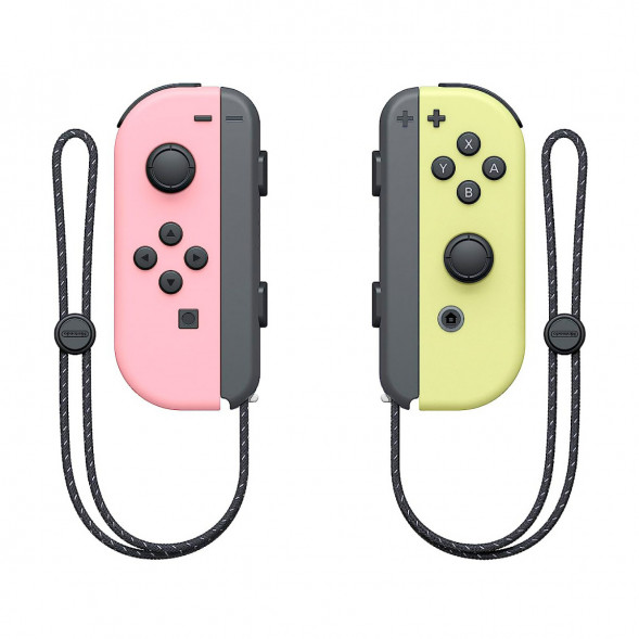 Геймпад Nintendo Switch Joy-Con controllers Duo, пастельный розовый / пастельный жёлтый в Нижневартовске