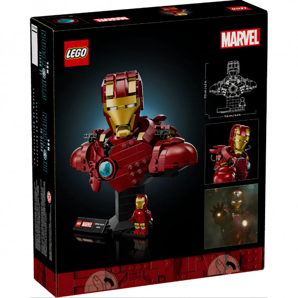 Конструктор LEGO Super Heroes 76327 Бюст Железного человека MK4 в Нижневартовске