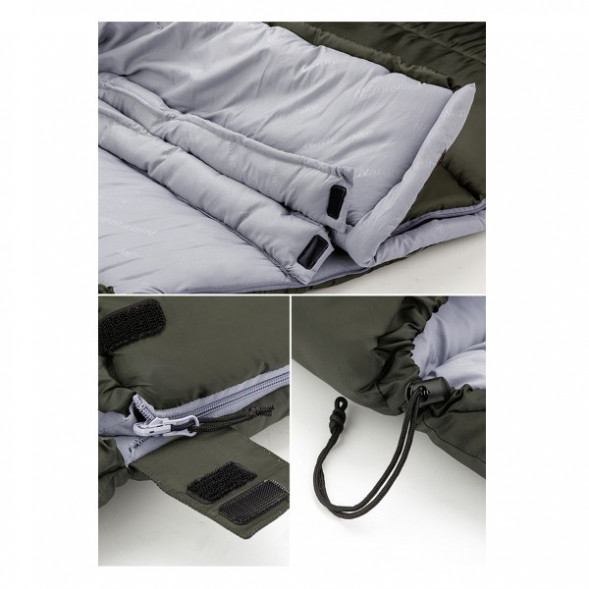 Спальный мешок Naturehike U350S (Правый), коричневый в Нижневартовске