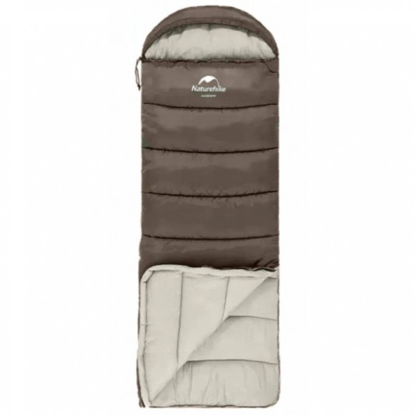 Спальный мешок Naturehike U350S (Правый), коричневый в Нижневартовске