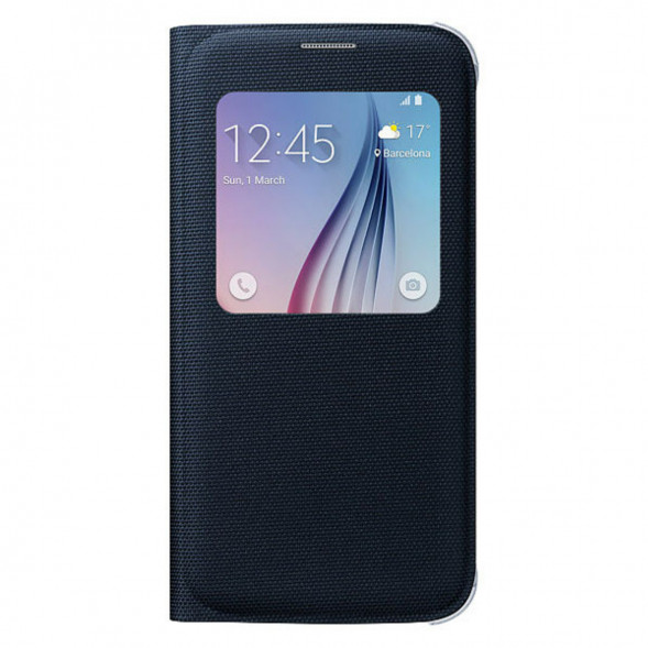 Чехол для Samsung Galaxy S6 S-View Cover (EF-CG920BBE), Black в Нижневартовске