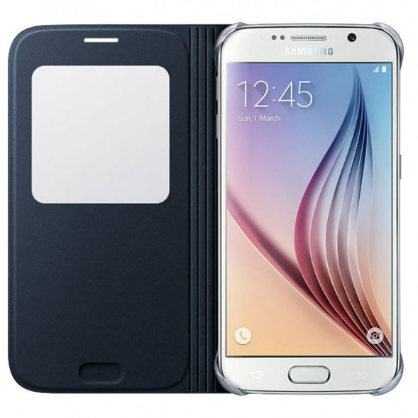 Чехол для Samsung Galaxy S6 S-View Cover (EF-CG920BBE), Black в Нижневартовске