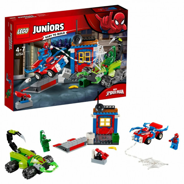 Конструктор LEGO Juniors 10754 Решающий бой Человека-паука против Скорпиона в Нижневартовске