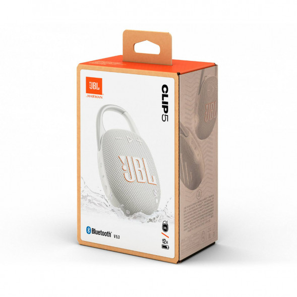 Портативная колонка JBL Clip 5, White в Нижневартовске