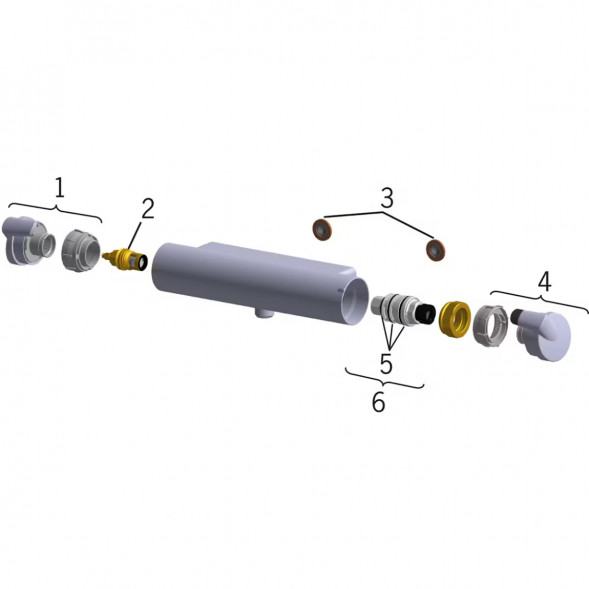 Термостатический смеситель для душа Oras Optima (7160), хром в Нижневартовске