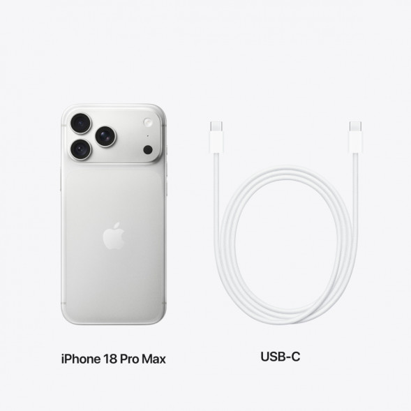 Смартфон Apple iPhone 18 Pro Max 512GB (eSIM), Silver в Нижневартовске
