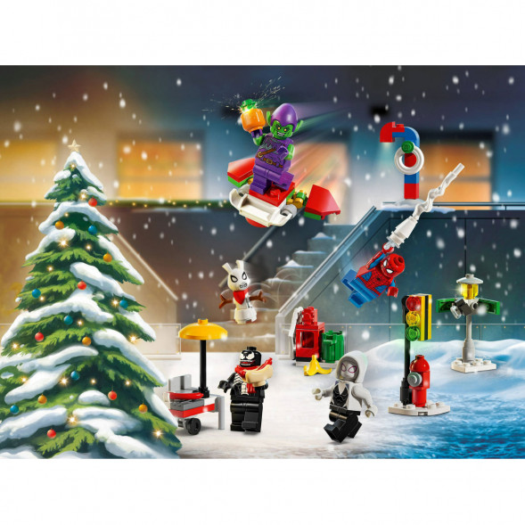 Конструктор LEGO Super Heroes 76293 Новогодний календарь Человек-паук, 2024 в Нижневартовске