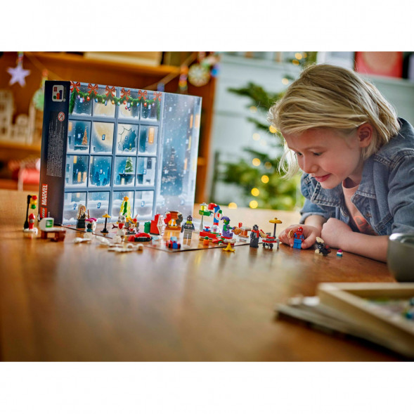 Конструктор LEGO Super Heroes 76293 Новогодний календарь Человек-паук, 2024 в Нижневартовске