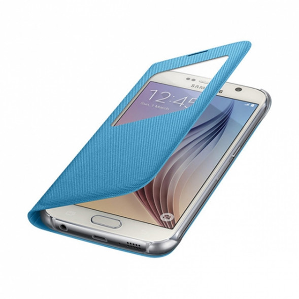 Чехол для Samsung Galaxy S6 S-View Cover (EF-CG920BLE), Blue в Нижневартовске