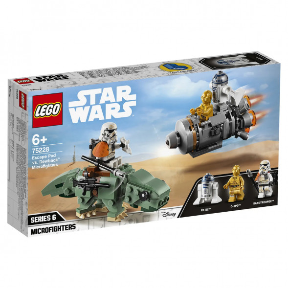 Конструктор LEGO Star Wars 75228 Спасательная капсула Микрофайтеры дьюбэк в Нижневартовске
