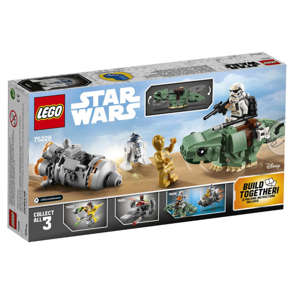 Конструктор LEGO Star Wars 75228 Спасательная капсула Микрофайтеры дьюбэк в Нижневартовске
