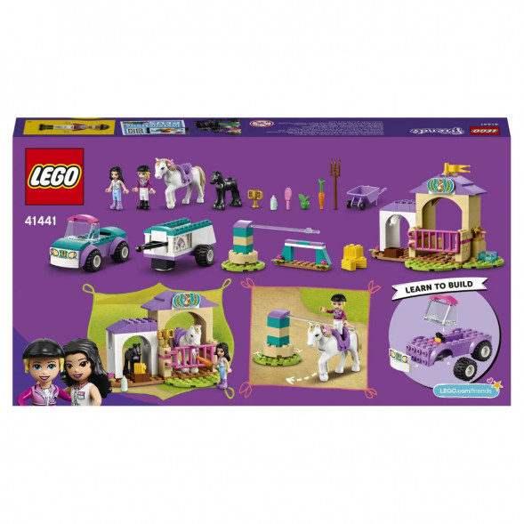 Конструктор LEGO Friends 41441 Тренировка лошади и прицеп для перевозки в Нижневартовске