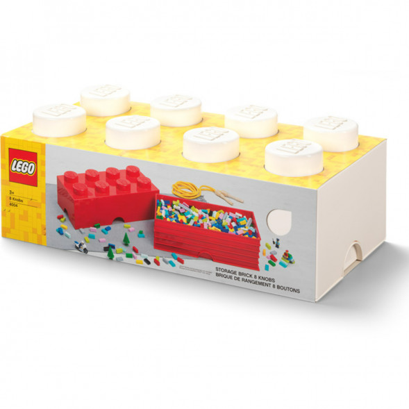 Пластиковый кубик для хранения LEGO Creator 4004, белый в Нижневартовске