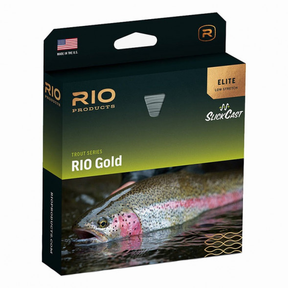 Леска RIO Elite Gold WF7F, Moss/Gold/Gray в Нижневартовске