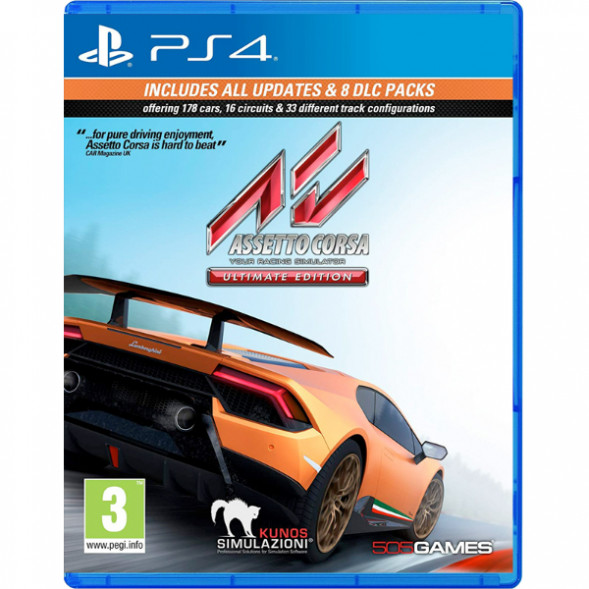 Игра Assetto Corsa. Ultimate Edition [PS4, русские субтитры] в Нижневартовске