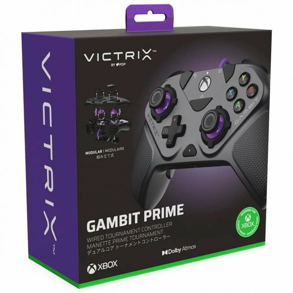 Проводной геймпад PDP Victrix Gambit Prime Tournament Controller Xbox One/Series/PC, черный в Нижневартовске