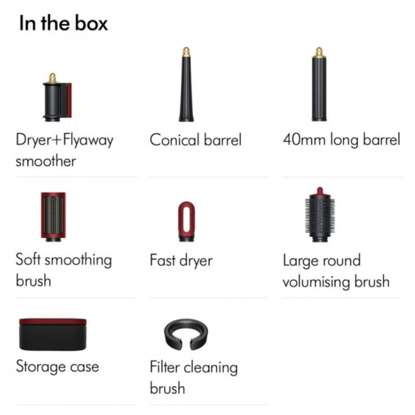 Cтайлер Dyson Airwrap Complete Long HS08 (594804-01), Red Velvet/Gold в Нижневартовске