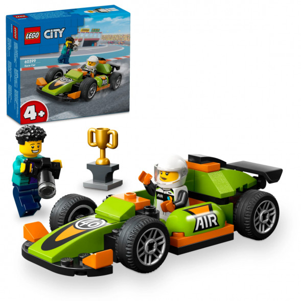 Конструктор LEGO City 60399 Зеленый Гоночный автомобиль в Нижневартовске