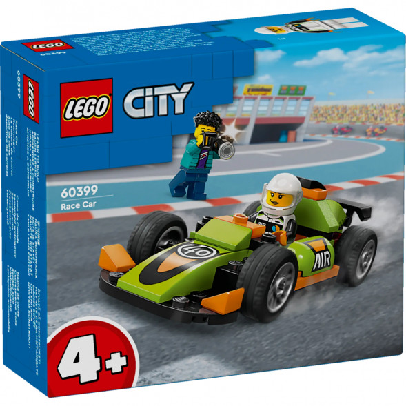 Конструктор LEGO City 60399 Зеленый Гоночный автомобиль в Нижневартовске