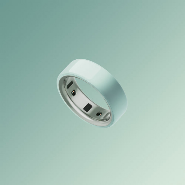 Умное кольцо Oura Ring 4 Ceramic (размер 7), Морской прилив/Tide в Нижневартовске