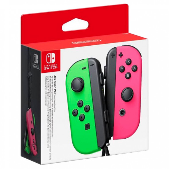 Геймпад Nintendo Switch Joy-Con controllers Duo, зеленый/розовый в Нижневартовске