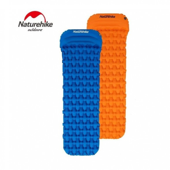 Надувной коврик туристический Naturehike FC-12, синий в Нижневартовске