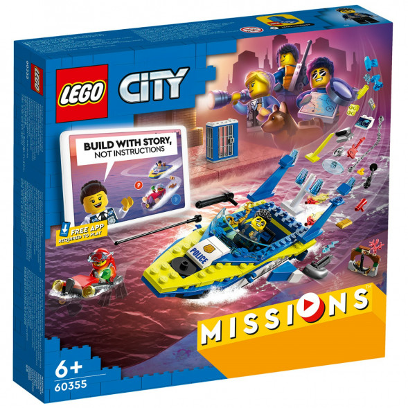Конструктор LEGO City 60355 Детективные миссии водной полиции в Нижневартовске