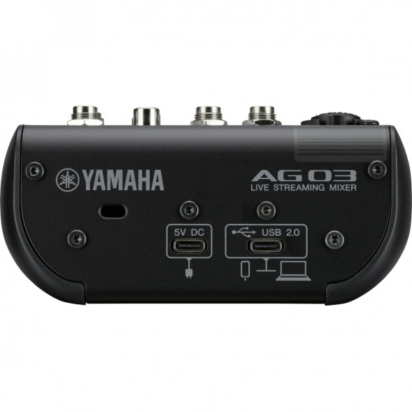Микшер для стриминга Yamaha AG03MK2 LSPK Live Stream Black с аксессуарами в Нижневартовске