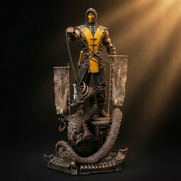 3D фигурка Скорпион Mortal Kombat в Нижневартовске