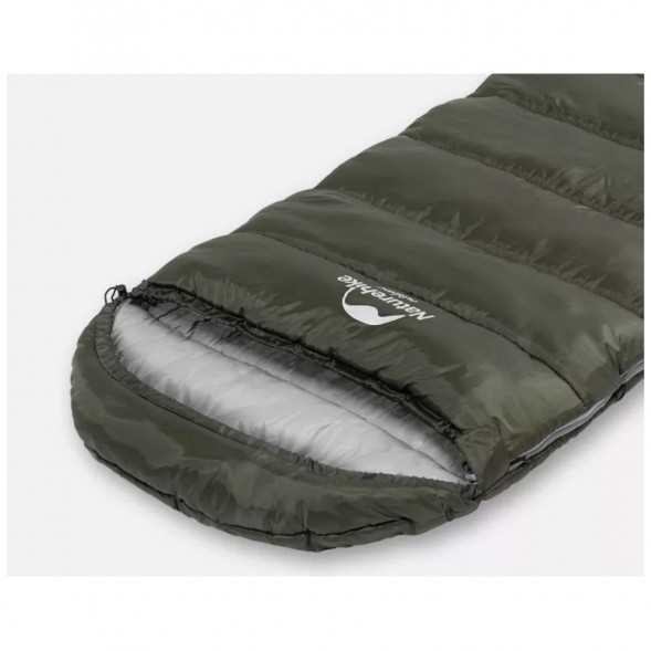 Спальный мешок NH20MSD07-U350S (Правый), темно-зеленый в Нижневартовске