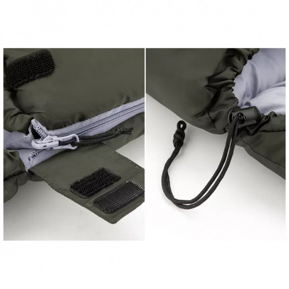 Спальный мешок NH20MSD07-U350S (Правый), темно-зеленый в Нижневартовске