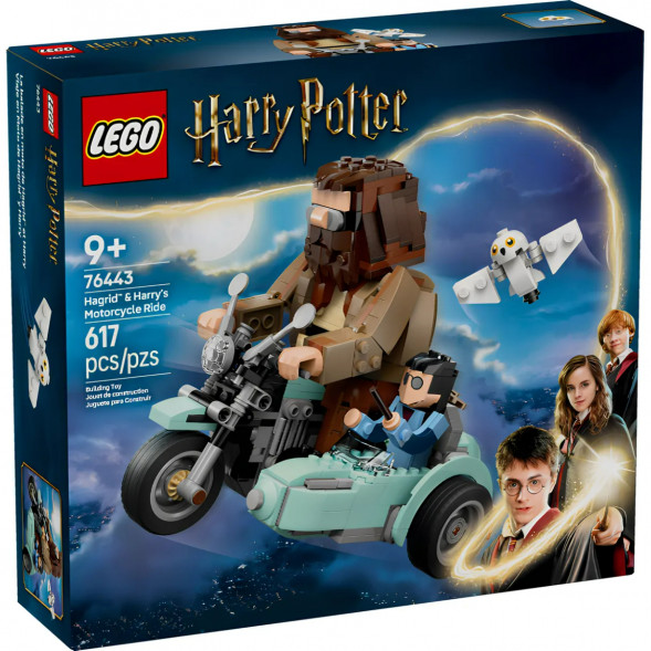 Конструктор LEGO Harry Potter 76443 Поездка Хагрида и Гарри на мотоцикле в Нижневартовске
