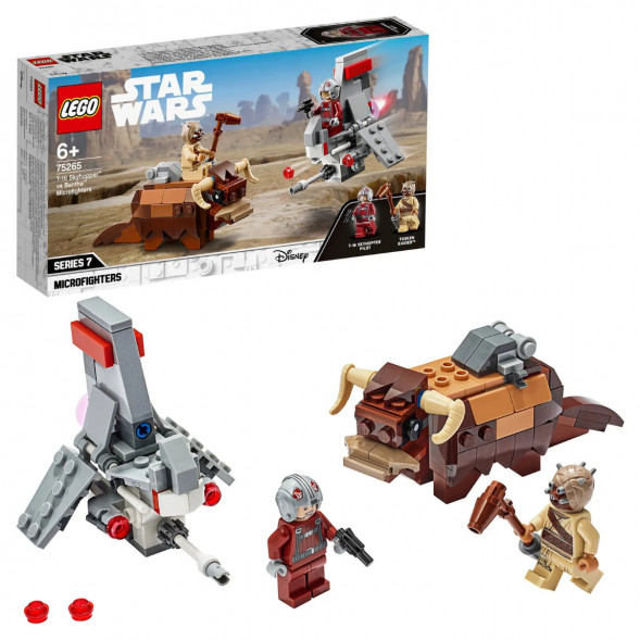 Конструктор LEGO Star Wars 75265 Микрофайтеры Скайхоппер T-16 против Банты в Нижневартовске