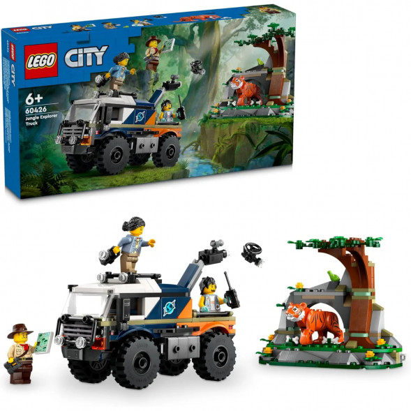 Конструктор LEGO City 60426 Внедорожный грузовик Исследователь джунглей в Нижневартовске