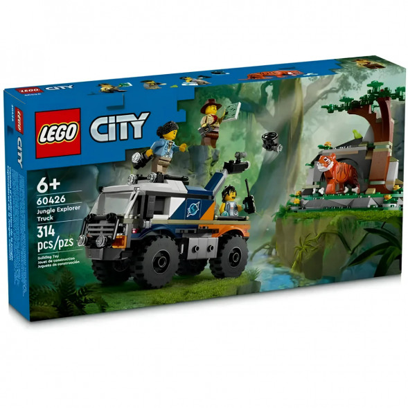 Конструктор LEGO City 60426 Внедорожный грузовик Исследователь джунглей в Нижневартовске