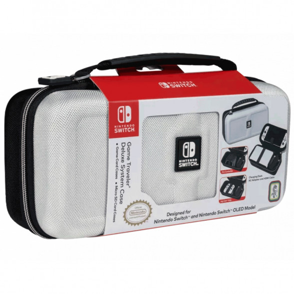 Чехол BIG BEN Deluxe для Nintendo Switch/OLED/Lite, белый в Нижневартовске