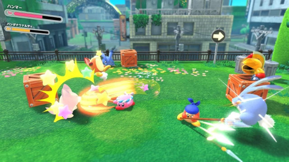 Игра Kirby and the Forgotten Land + Star-Crossed World [Nintendo Switch 2, английская версия] в Нижневартовске