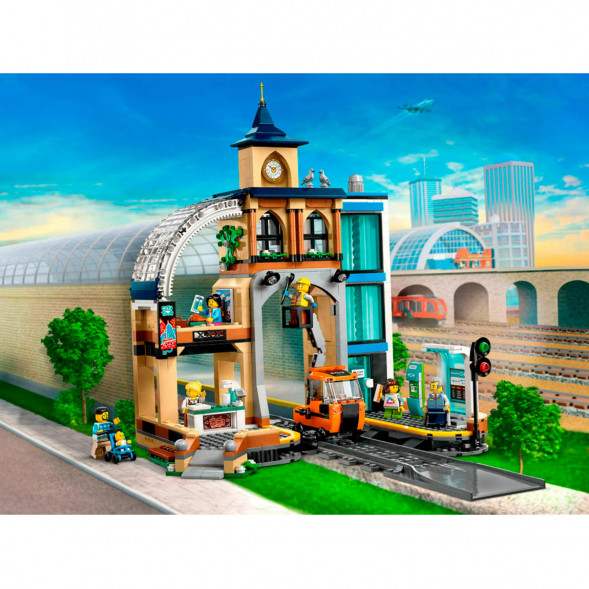Конструктор LEGO City 60469 Центральный железнодорожный вокзал в Нижневартовске