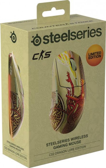 Беспроводная игровая мышь Steelseries CS2 Dragon Lore WL + USB Type-A 18000 DPI в Нижневартовске