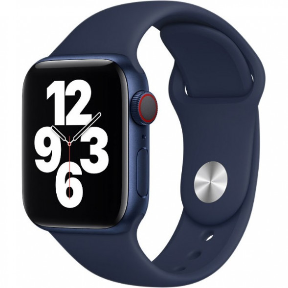 Ремешок для Apple Watch 44mm Deep Navy Sport Band (MYAX2ZM/A), тёмный ультрамарин в Нижневартовске