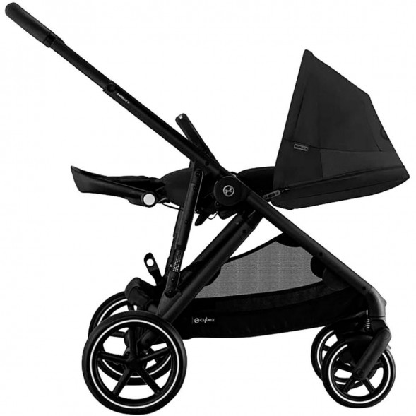 Детская коляска Cybex Gazelle S BLK Moon Black с корзиной и дождевиком в Нижневартовске