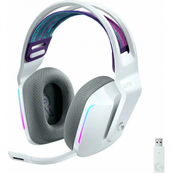 Игровая гарнитура Logitech G733 RGB Headset Wireless, White в Нижневартовске