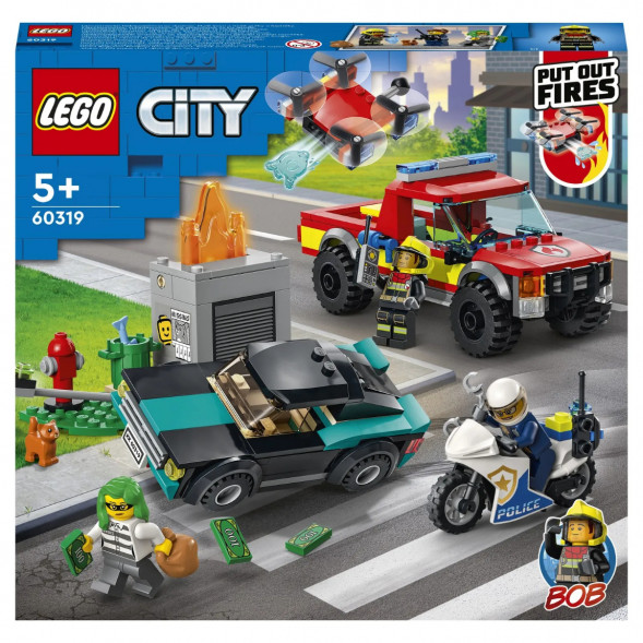 Конструктор LEGO City Fire 60319 Пожарная бригада и полицейская погоня в Нижневартовске