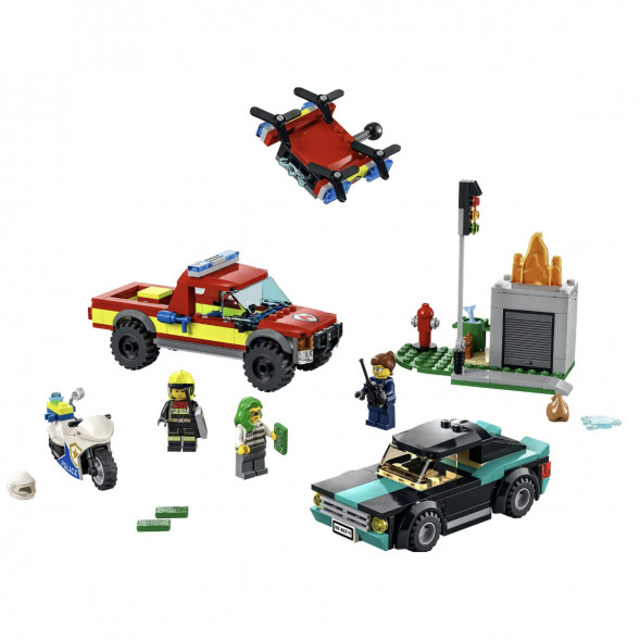 Конструктор LEGO City Fire 60319 Пожарная бригада и полицейская погоня в Нижневартовске